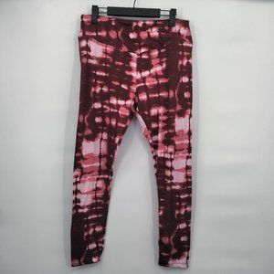 HOT KISS Fleece Lined Women's Leggings Red XL